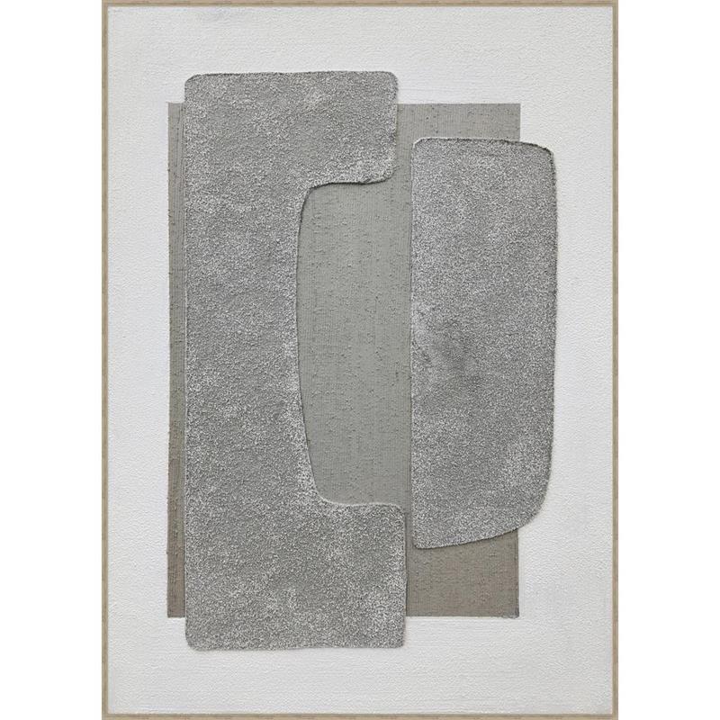 QUADRO TELA ASTRATTO GREY 90X120