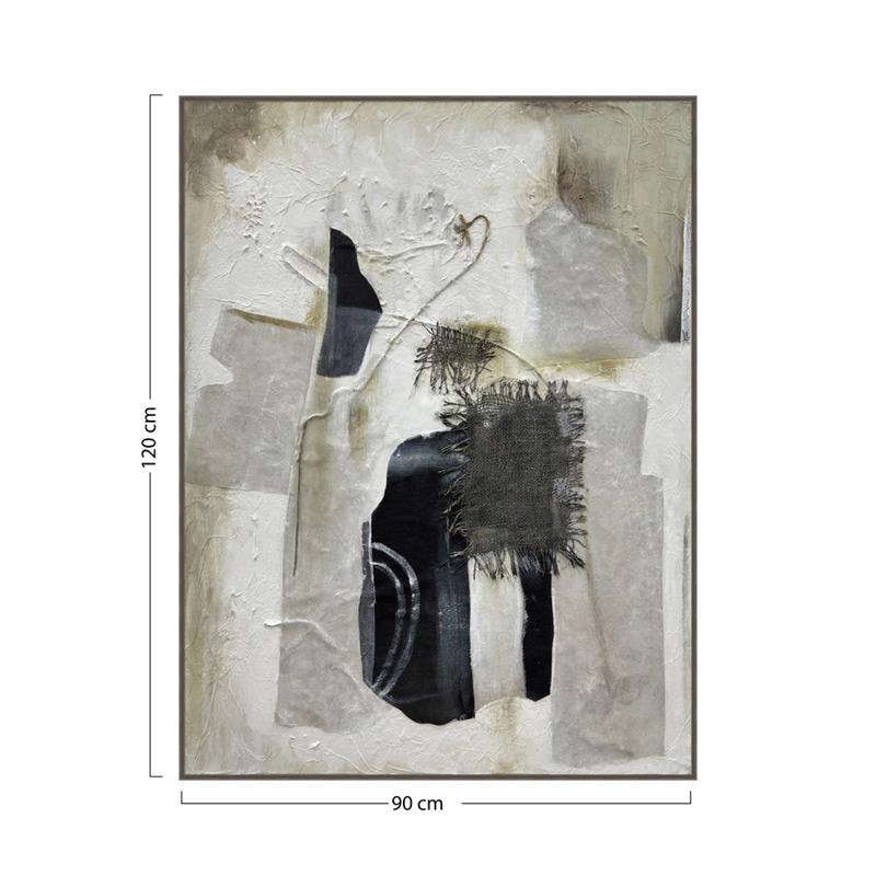 QUADRO TELA ASTRATTO REFLECTION 90X120
