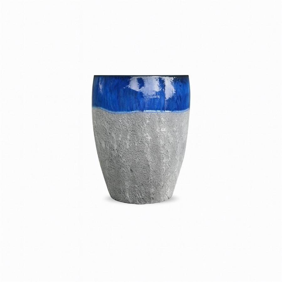 Vaso decorativo blu 30x44 cm - Yanaca 