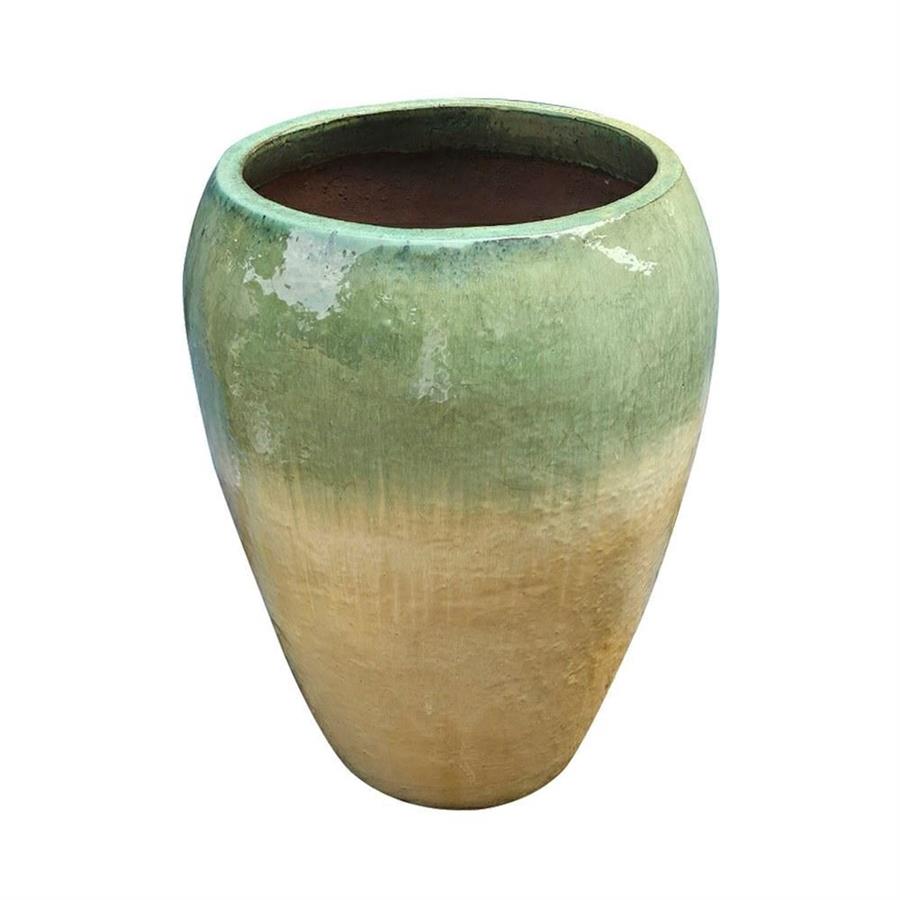 Vaso verde acqua grezzo 60x68 cm - Manacor