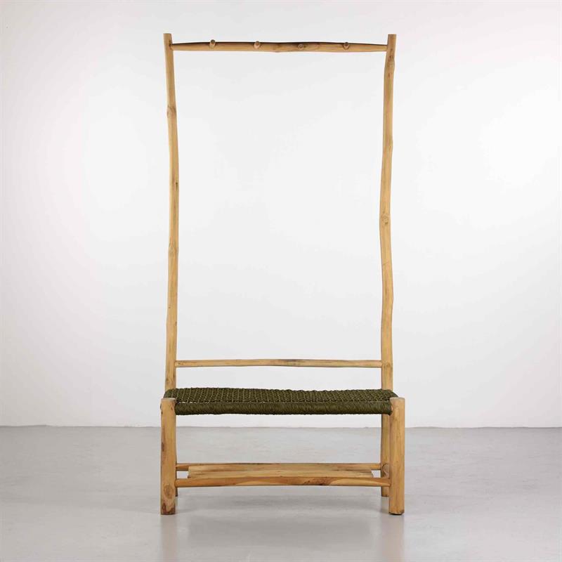 TERRA PANCA APPENDI 90X40X180CM TEAK RICICLATO