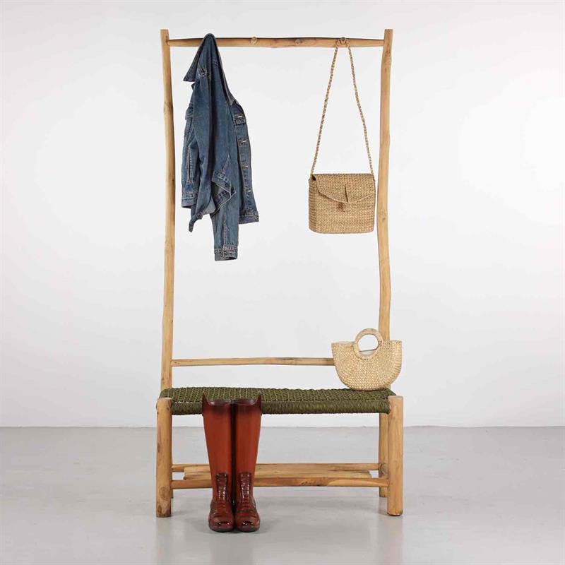 TERRA PANCA APPENDI 90X40X180CM TEAK RICICLATO
