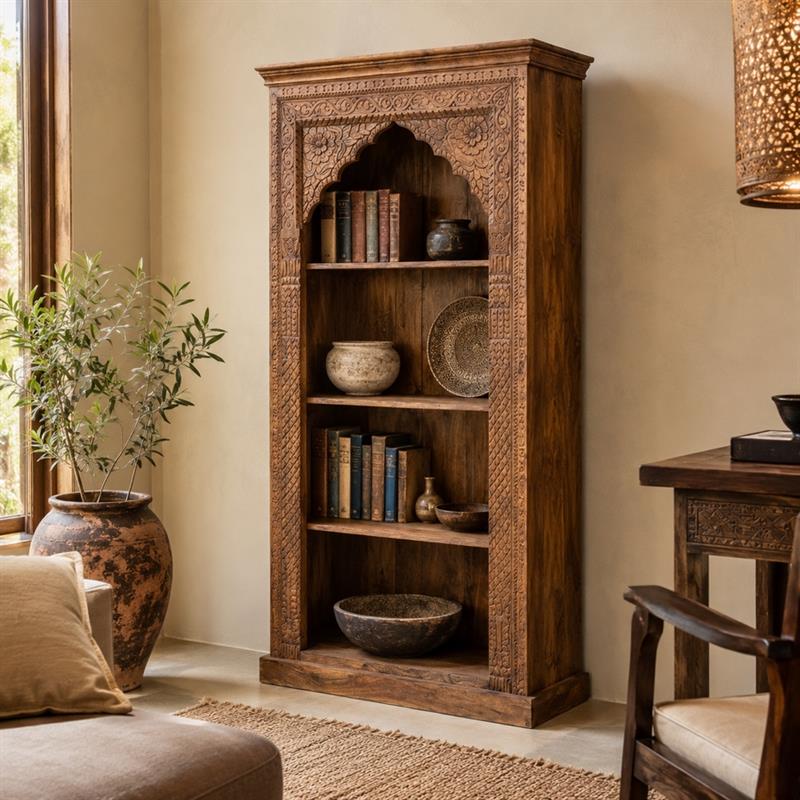 Libreria Natural 100x42x200 cm -  Pasha
