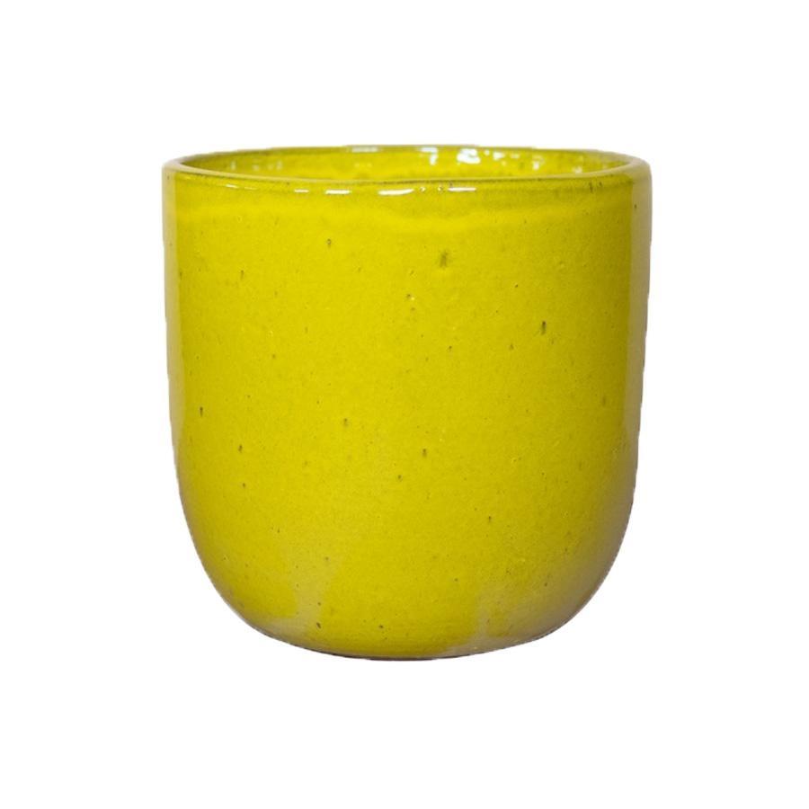 Vaso giallo 27x27 cm - Corfu