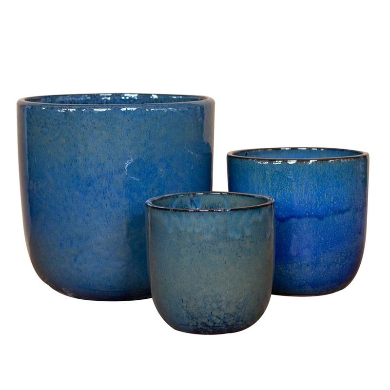 VASO CORFU 27*27 BLU