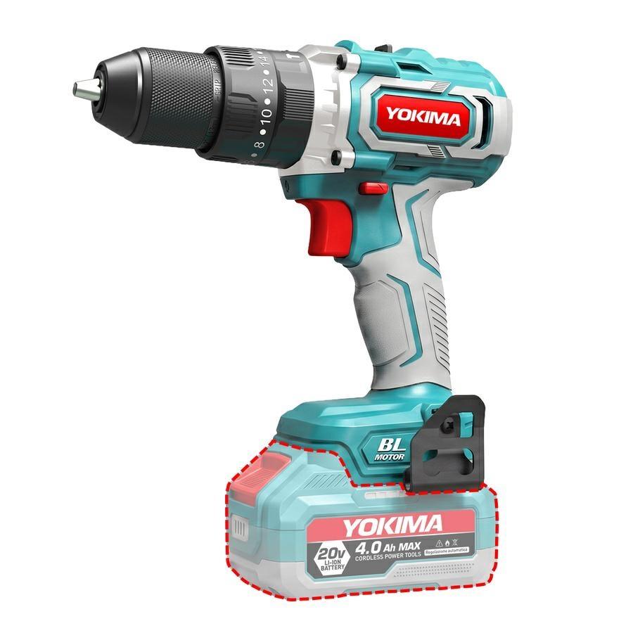 Trapano avvitatore percussione 20V 60 Nm - Yokima