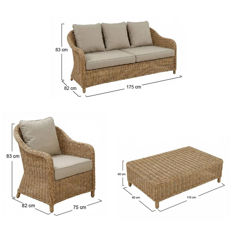 KALEF SET POLIRATTAN