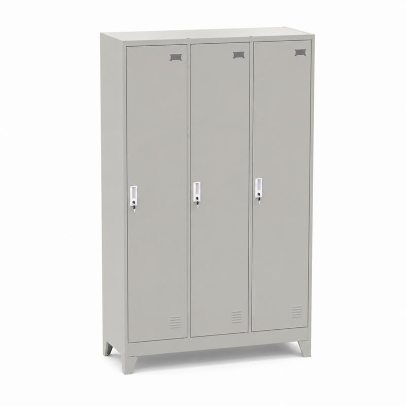 YUMI ARMADIO 3/A 90X45X190 CM GRIGIO
