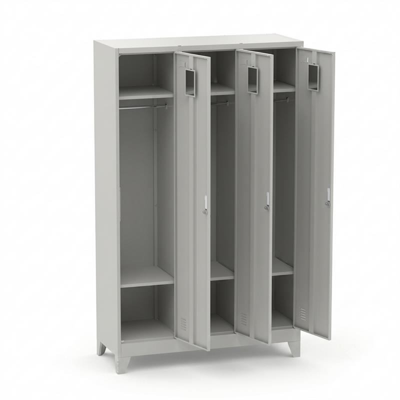 YUMI ARMADIO 3/A 90X45X190 CM GRIGIO