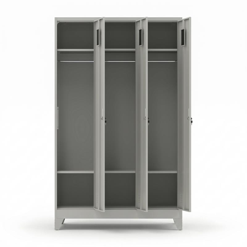 YUMI ARMADIO 3/A 90X45X190 CM GRIGIO