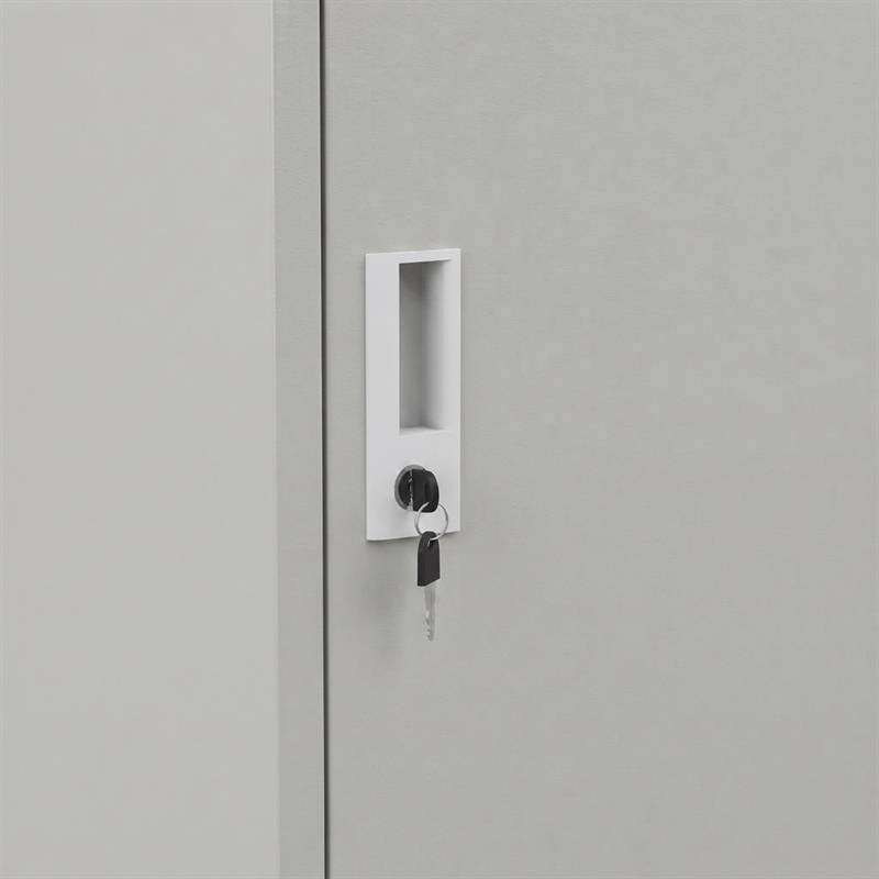 YUMI ARMADIO 3/A 90X45X190 CM GRIGIO
