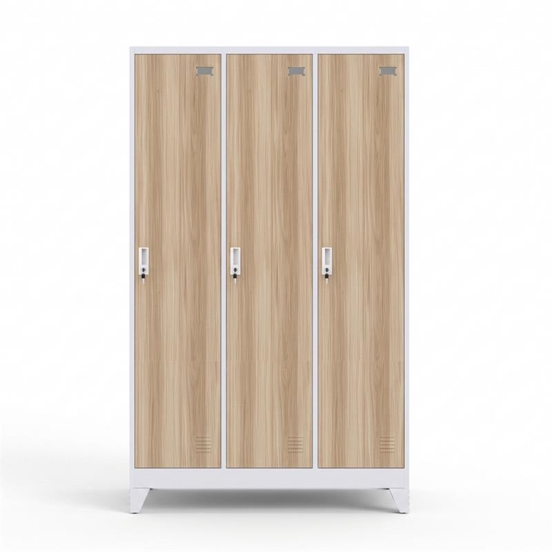 YUMI ARMADIO 3/A 90X45X190 CM ROVERE/BIANCO