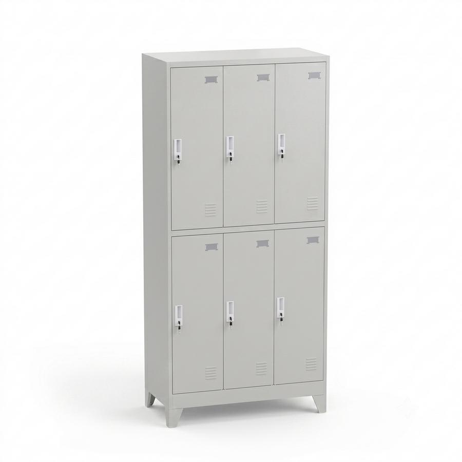 YUMI ARMADIO 6/A 90X45X190 CM GRIGIO