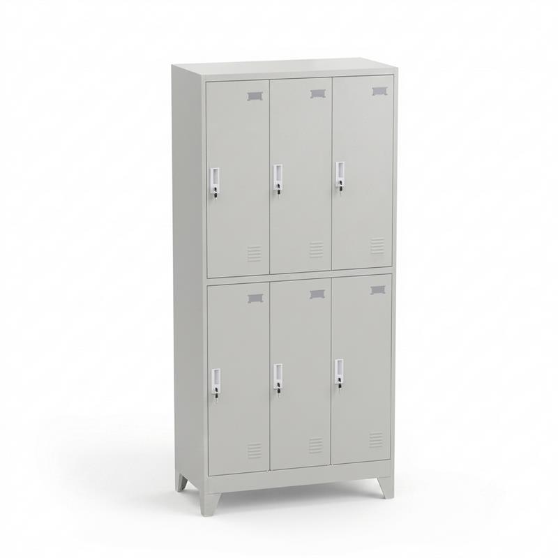 YUMI ARMADIO 6/A 90X45X190 CM GRIGIO