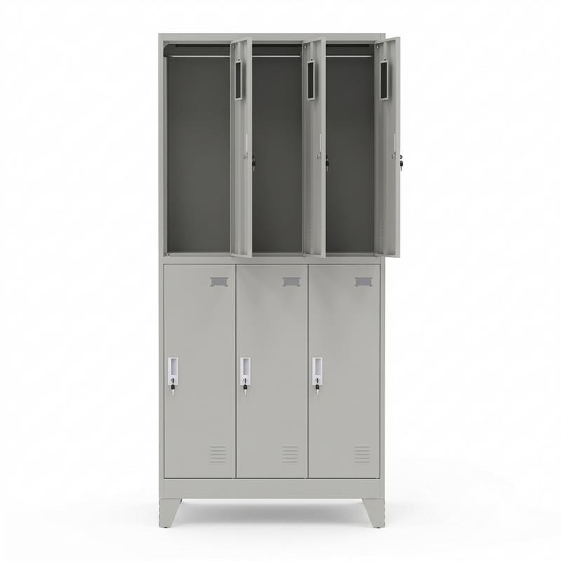 YUMI ARMADIO 6/A 90X45X190 CM GRIGIO
