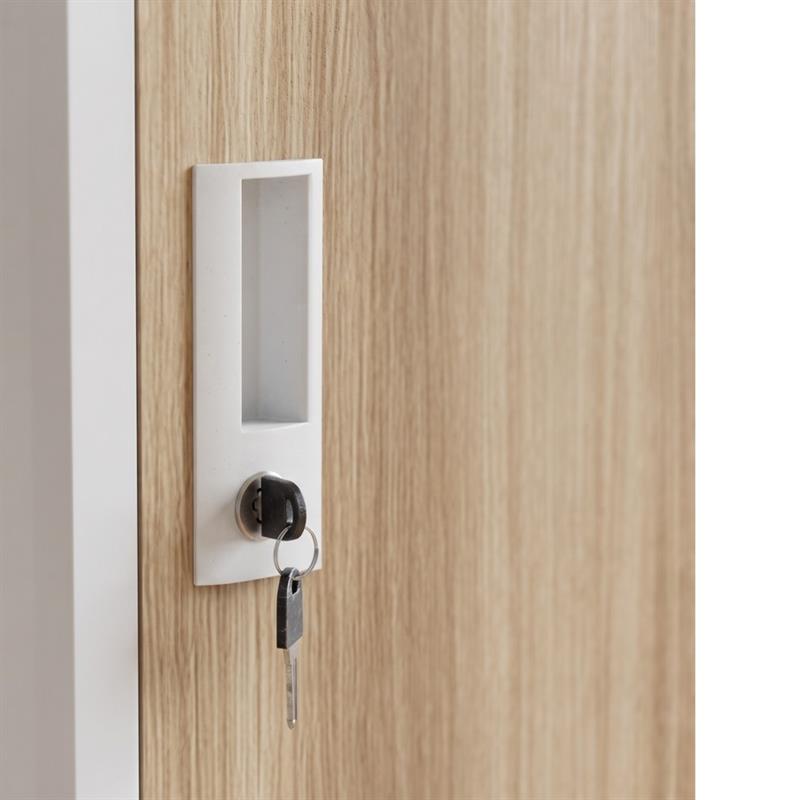 YUMI ARMADIO 6/A 90X45X190 CM ROVERE/BIANCO