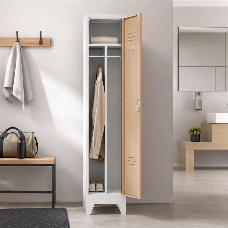 YUMI ARMADIO SPORCOPULITO 38X45X190 ROVERE/BIANCO