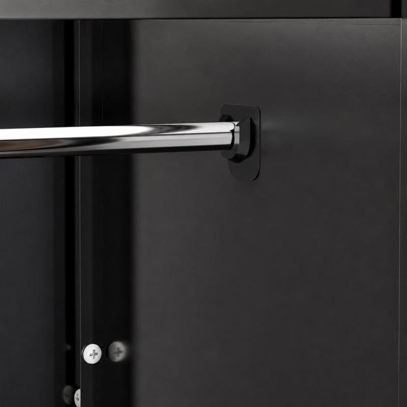 YUMI ARMADIO SPORCO PULITO 3/A 114X45X190 NOCE/NERO