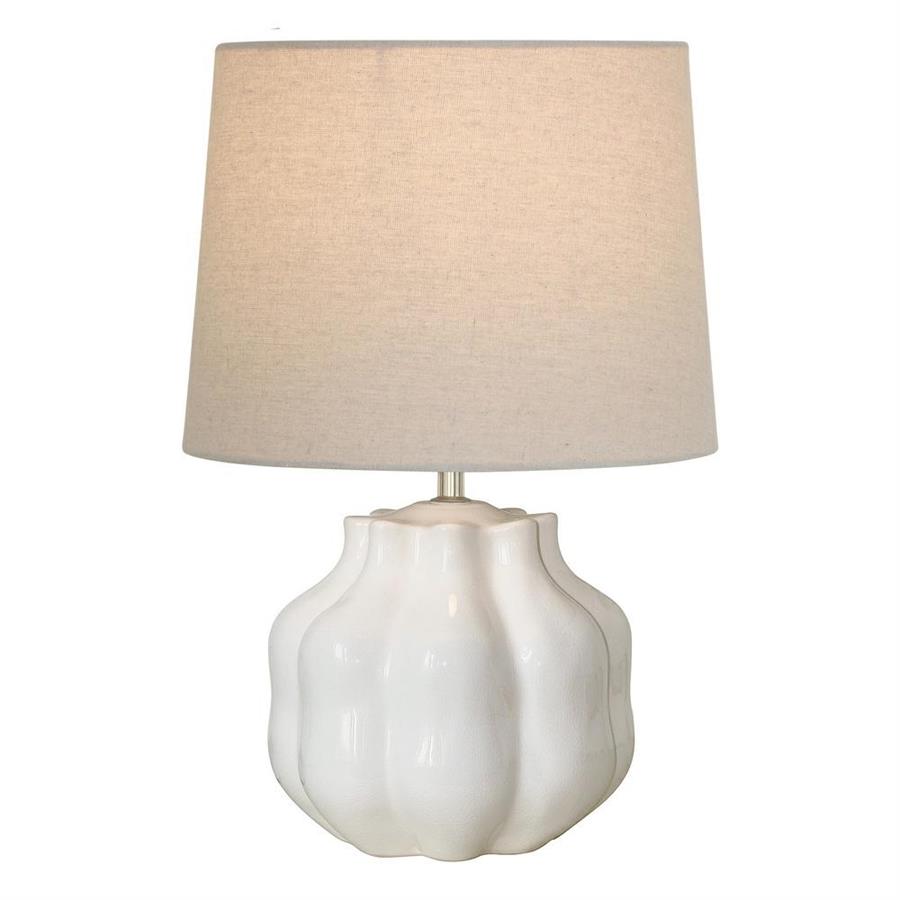 Lampada da tavolo in ceramica bianca 30x30x45,5 cm - Pomo