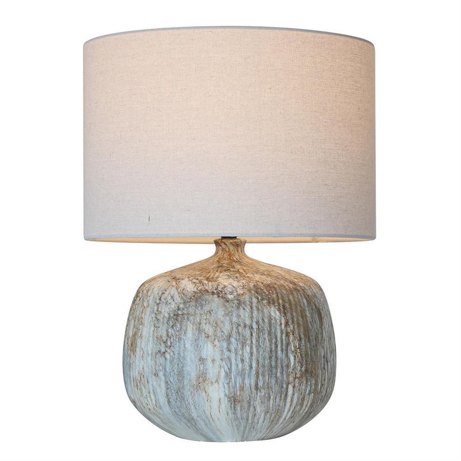 Lampada da tavolo in ceramica materica 38x38x51,5 cm - Materic