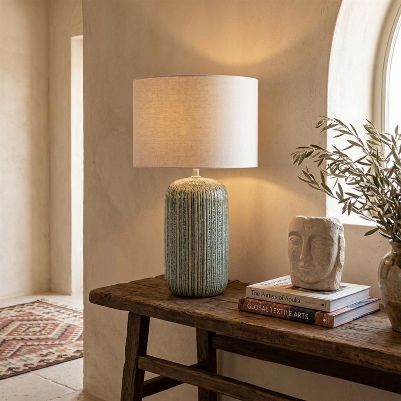 Lampada da tavolo in ceramica 30x30x52 cm - Capri