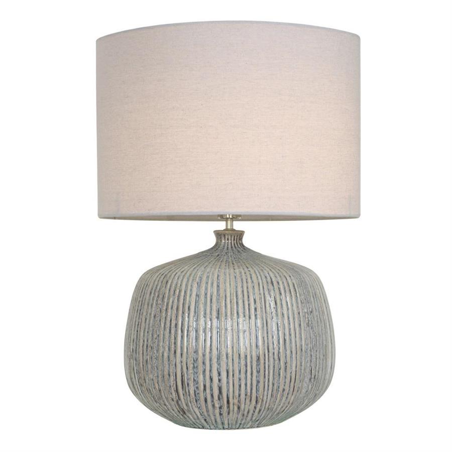 Lampada da tavolo in ceramica grigia 50x50x70 cm - Elba