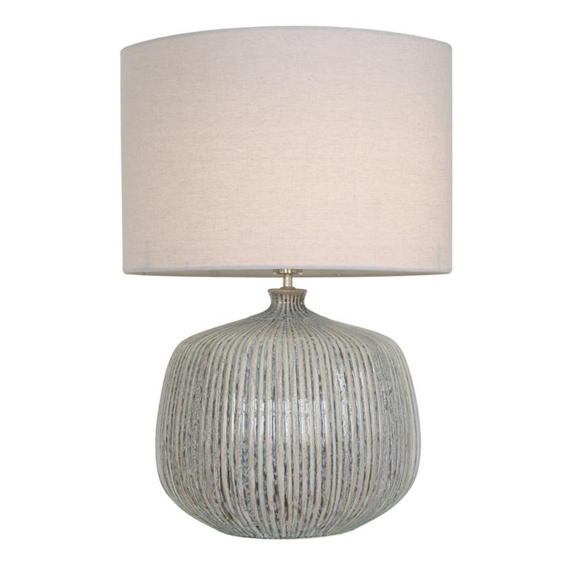 ELBA LAMPADA IN CERAMICA GRIGIA 50X50X70CM