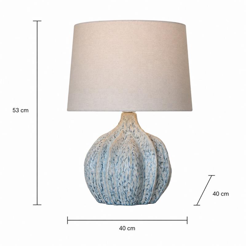 TROPEA LAMPADA IN CERAMICA 40X40X53CM