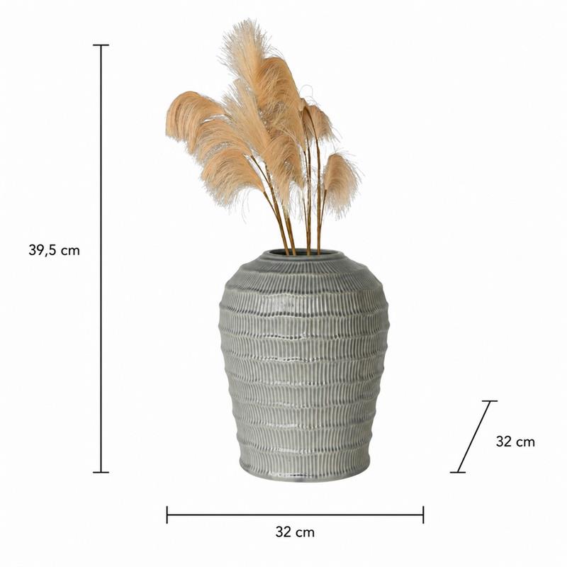 TEXTA VASO IN CERAMICA32X32X39,5CM