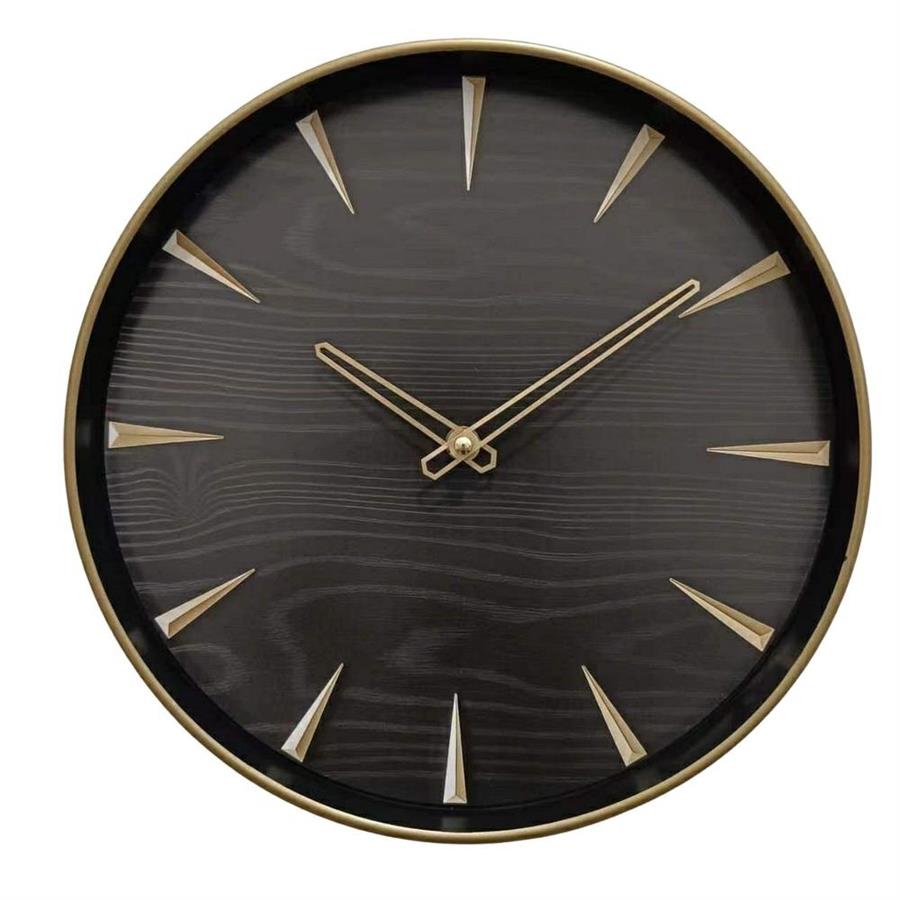 Orologio da parete effetto legno scuro 50,8 cm - Woody