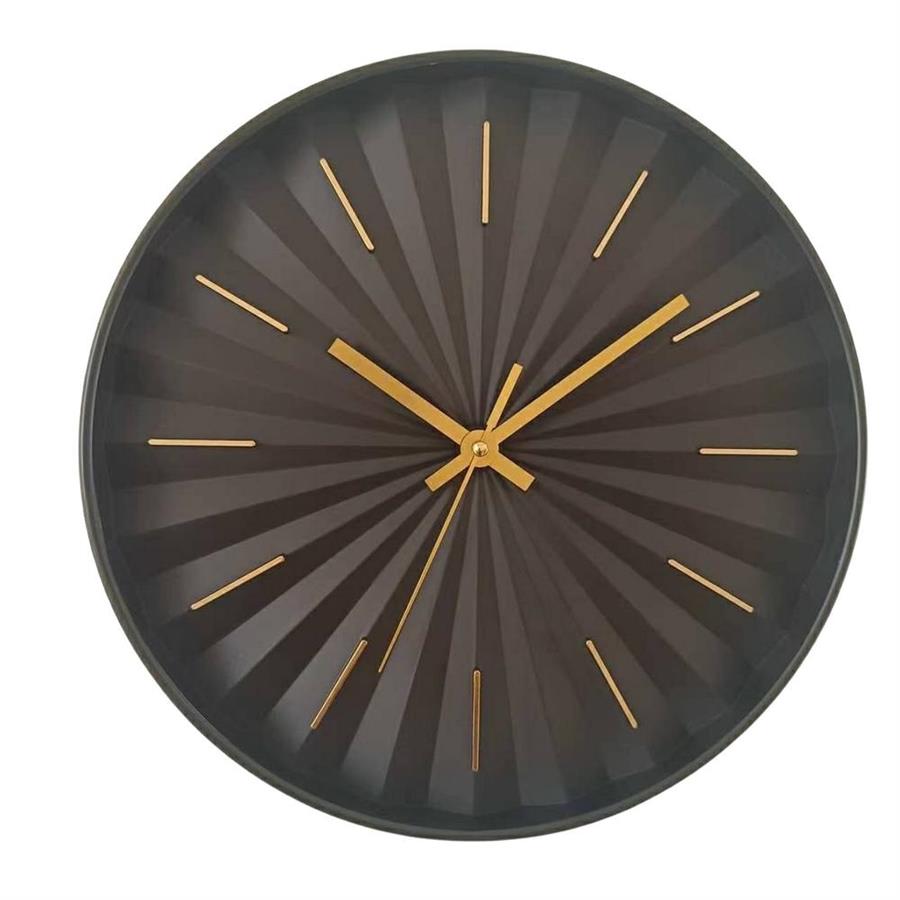 Orologio da parete nero con indici radiali 30,48 cm - Frama