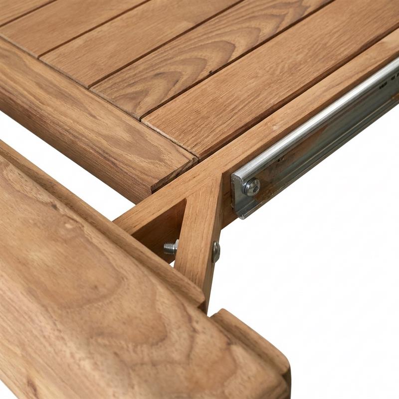 JAVA TAVOLO EXTEN ROBINIA 200-250X100X76 CM