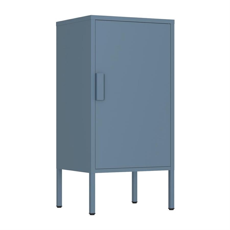 Armadietto metallico 1 anta ceruleo 35x46x72 - Pop