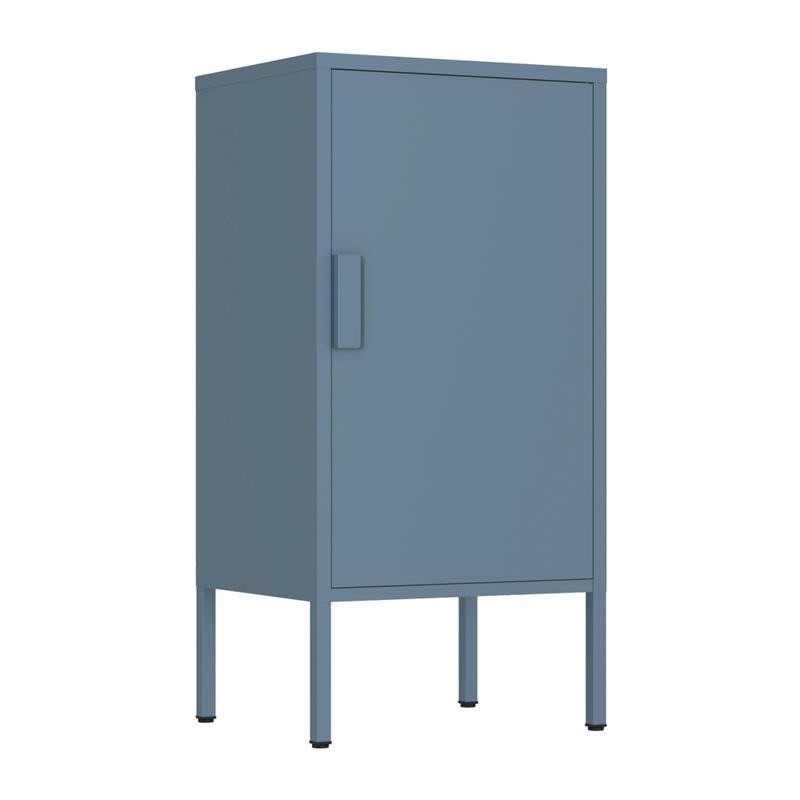 Armadietto metallico 1 anta ceruleo 35x46x72 - Pop