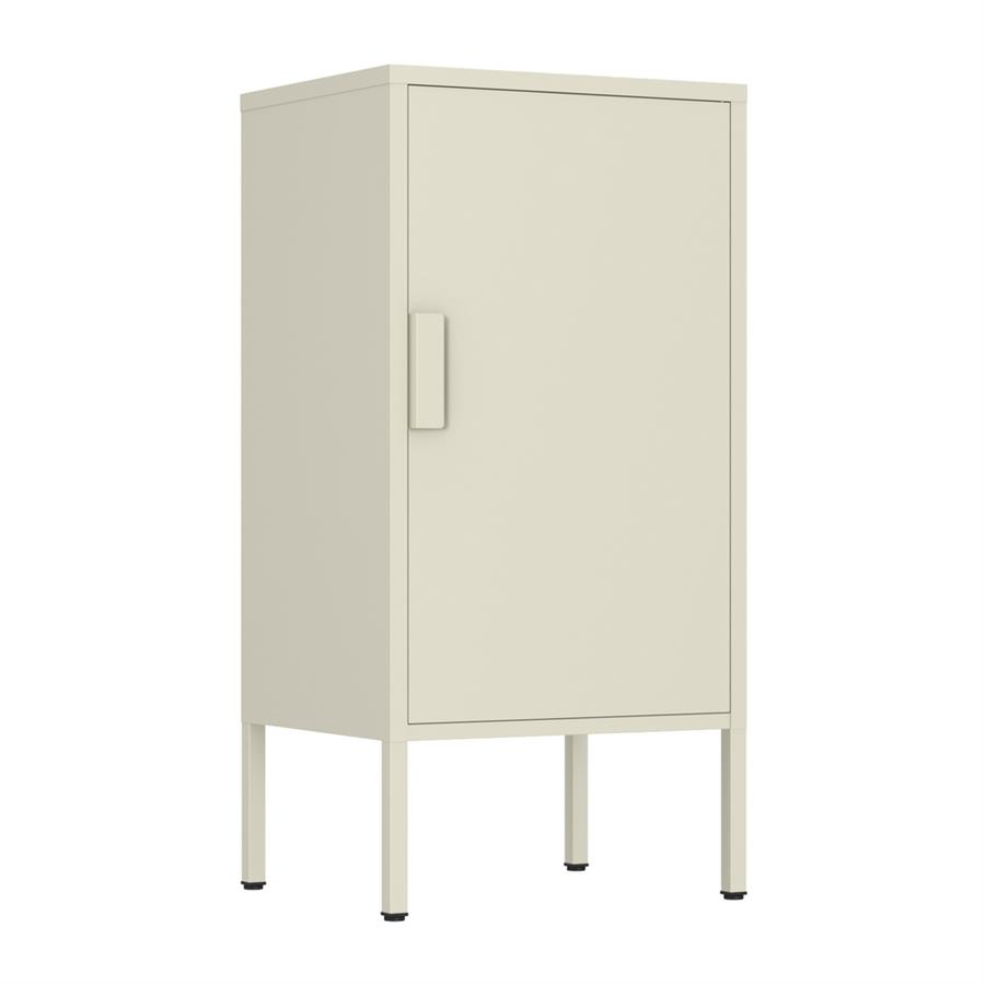 Armadietto metallico 1 anta avorio 35x46x72 - Pop