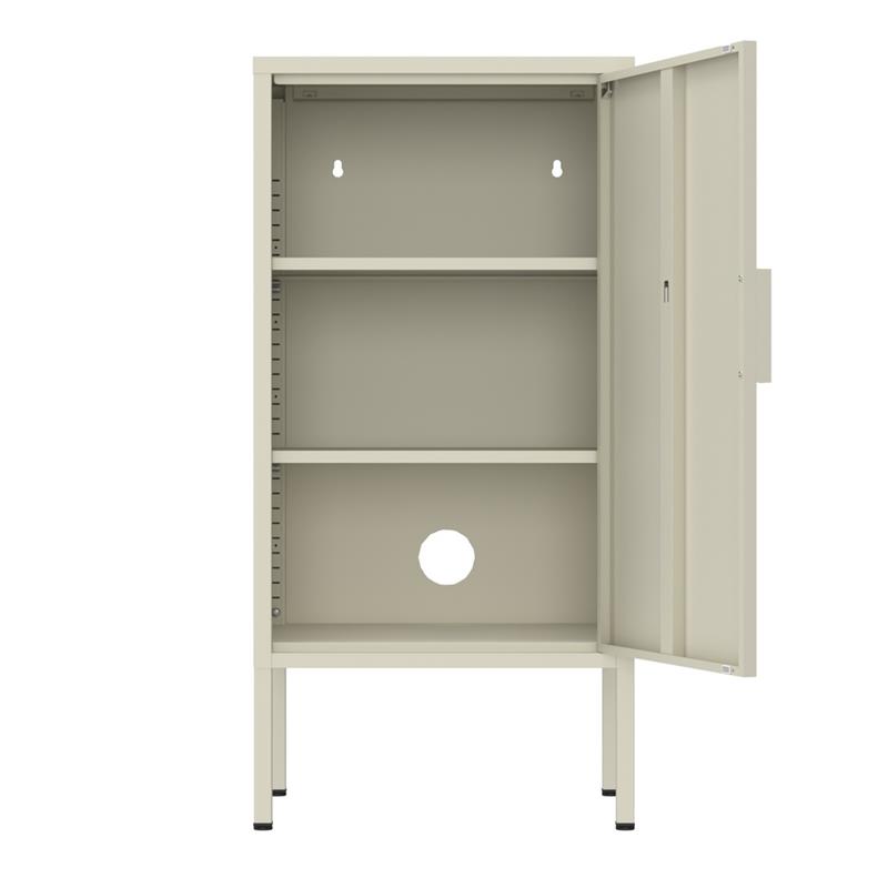 Armadietto metallico 1 anta avorio 35x46x72 - Pop