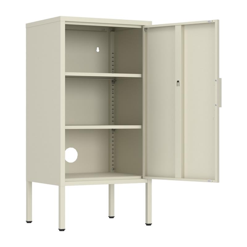 Armadietto metallico 1 anta avorio 35x46x72 - Pop