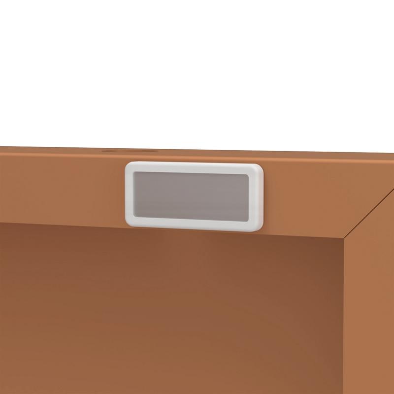 Credenza metallica 2 ante mattone 80x38x100 - Pop