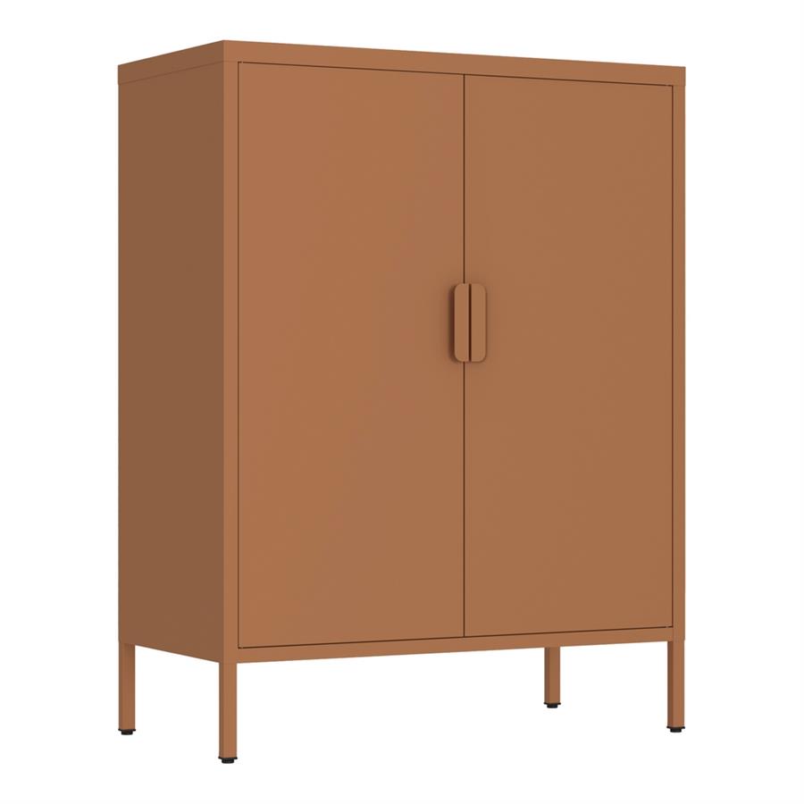 Credenza metallica 2 ante mattone 80x38x100 - Pop
