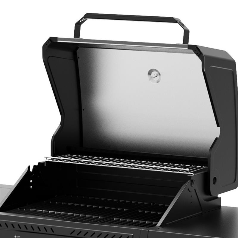 Barbecue a gas 3 fuochi + 1 fornello laterale  - Bully