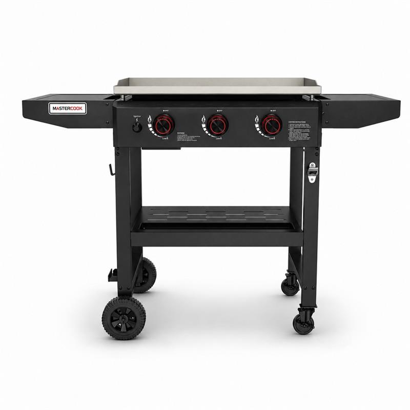 Piastra a gas 3 fuochi con carrello - Ignis