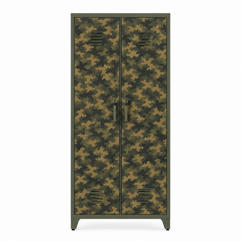 Armadio sporco pulito camouflage 85x50x190 cm - Yumi