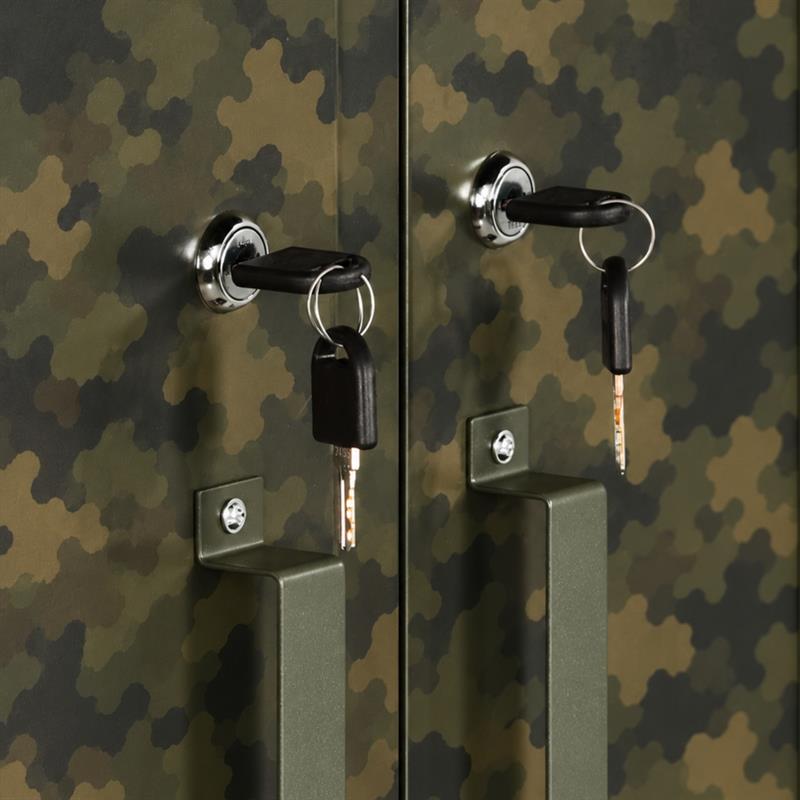Armadio sporco pulito camouflage 85x50x190 cm - Yumi