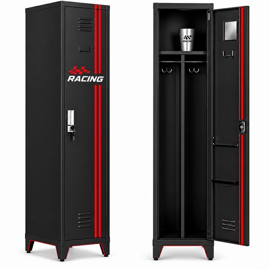 Armadio sporco pulito racing 38x45x190 cm - Yumi