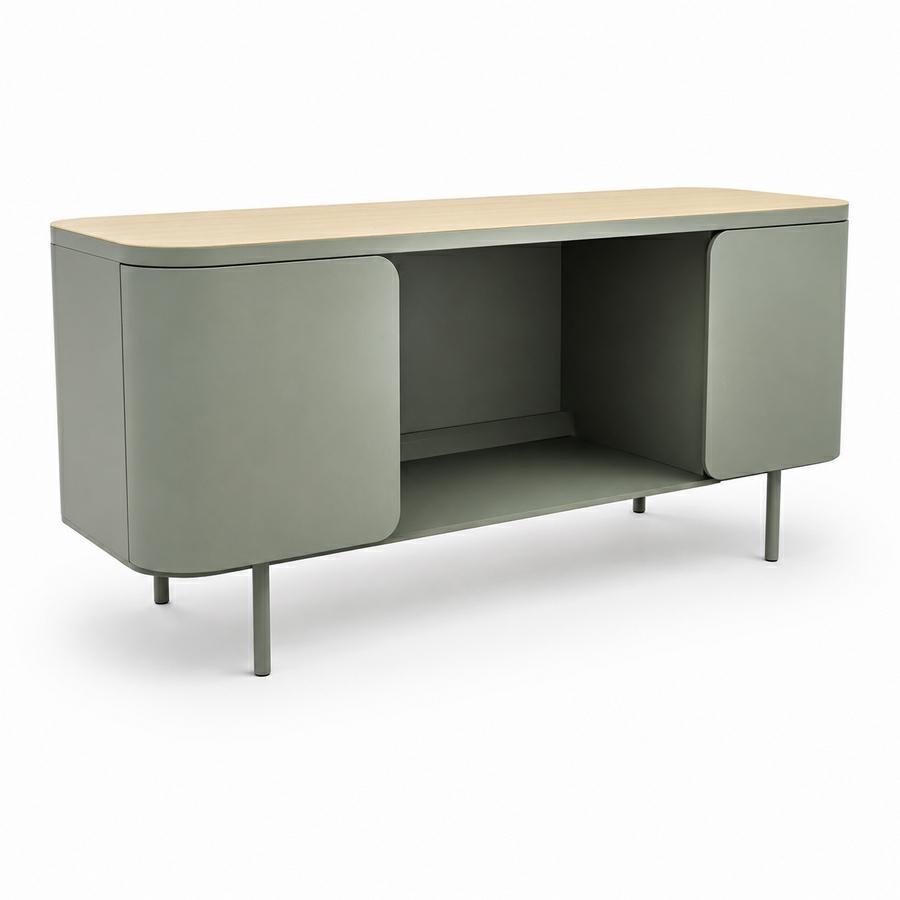 Mobile tv 2 ante color verdone 165x40x53 cm - Mark