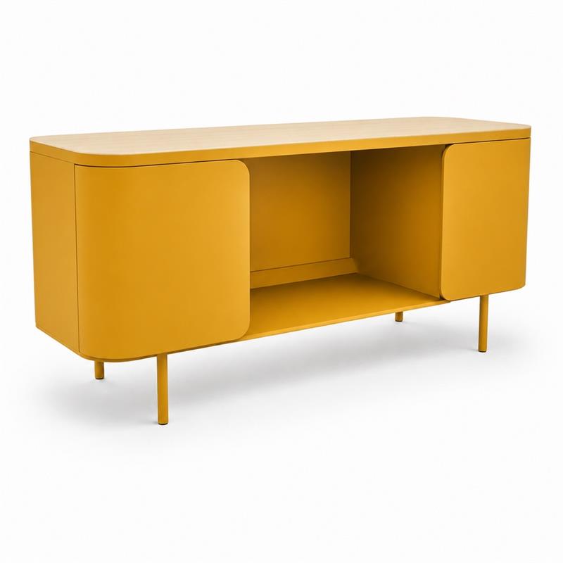 Mobile tv 2 ante senape 165x40x53 cm - Mark