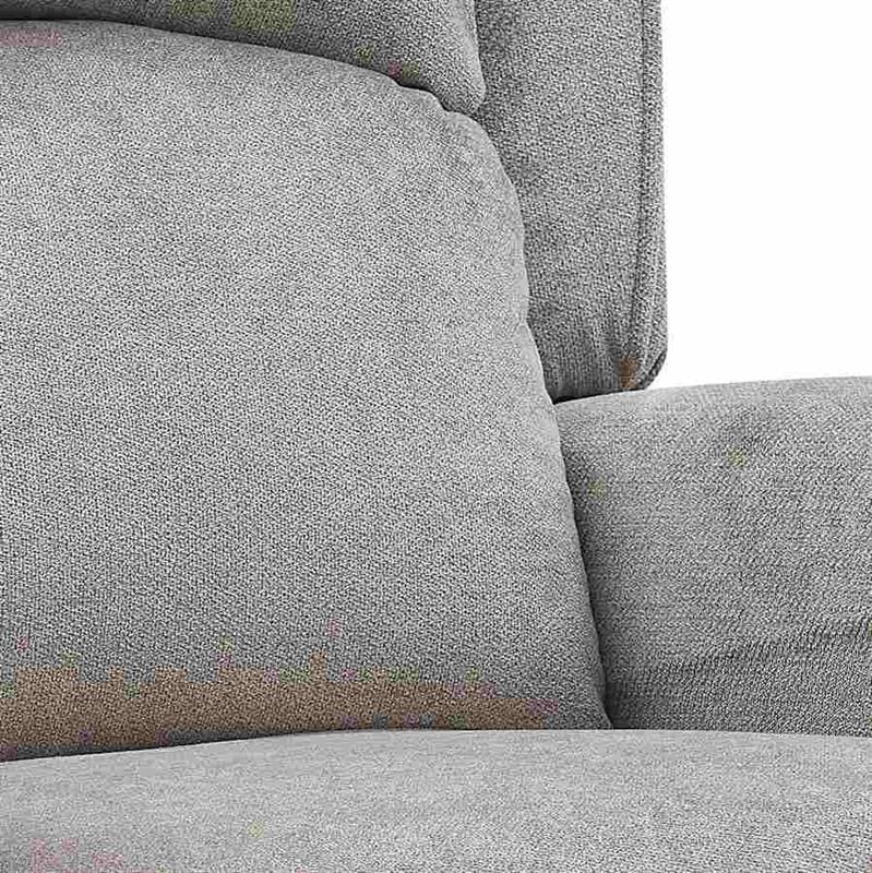 Poltrona relax push back tortora in ecopelle Lux
