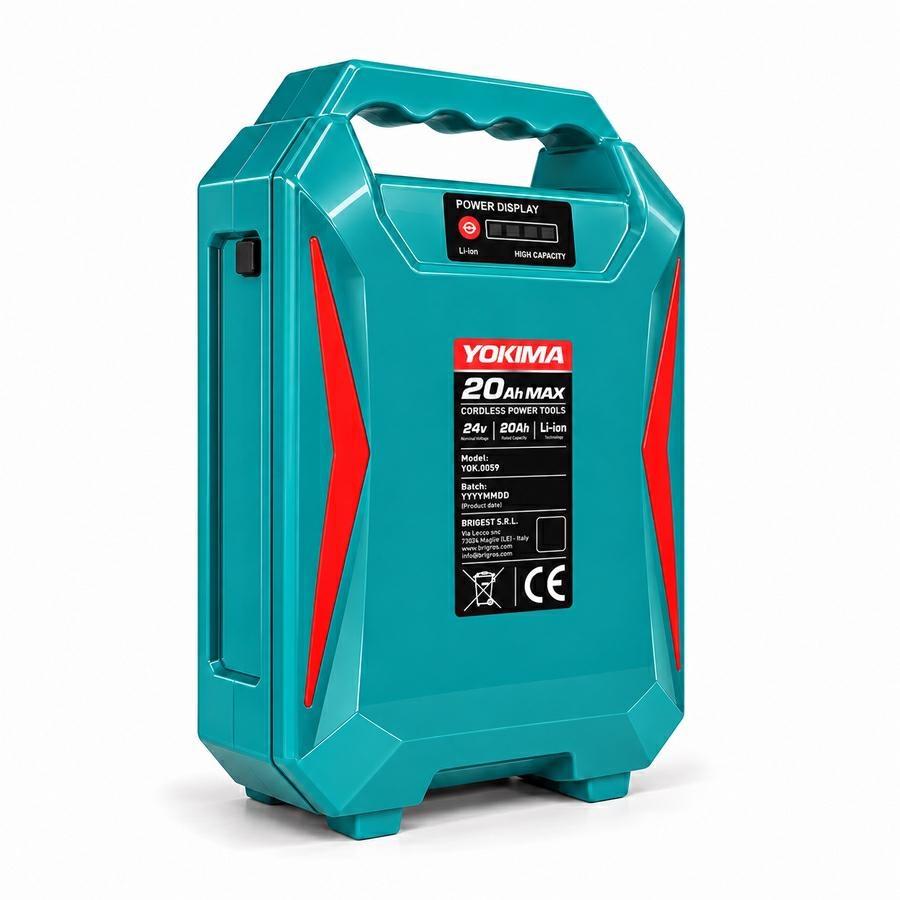 Batteria al litio 24V 20Ah per utensili a batteria