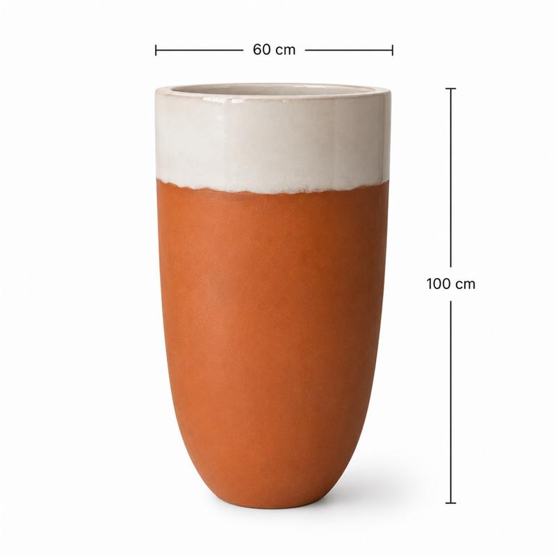 VASO REAL 60*100 BIANCO/NATURAL