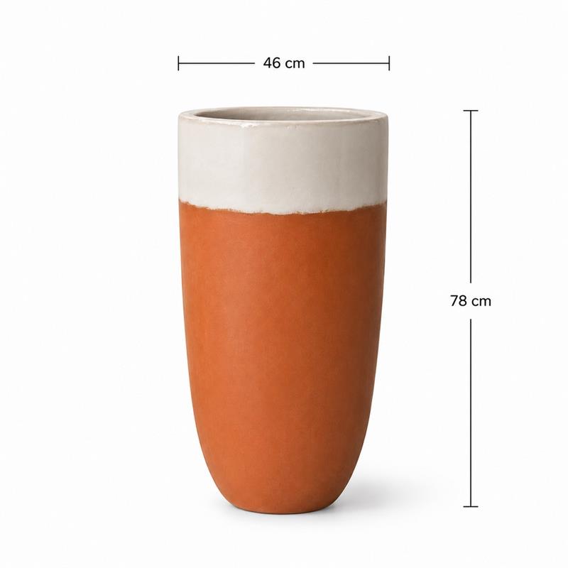 VASO REAL 46*78 BIANCO/NATURAL